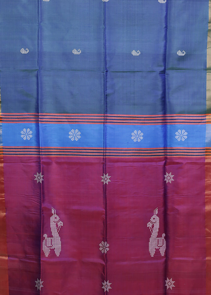 Multicolor Kalakethra Saree With Blouse Piece