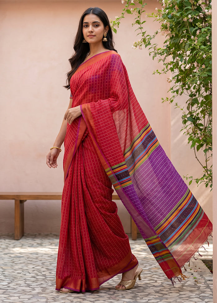 Pink Kalakethra Saree With Blouse Piece
