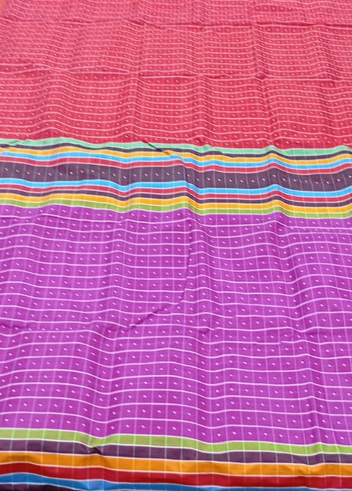Pink Kalakethra Saree With Blouse Piece