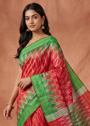 Multicolor Kalakethra Saree With Blouse Piece