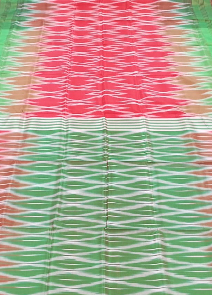 Multicolor Kalakethra Saree With Blouse Piece