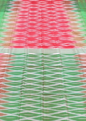 Multicolor Kalakethra Saree With Blouse Piece