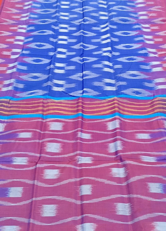 Multicolor Kalakethra Saree With Blouse Piece