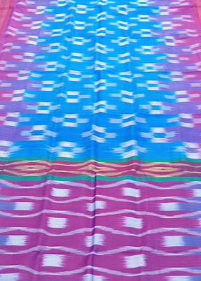 Multicolor Kalakethra Saree With Blouse Piece