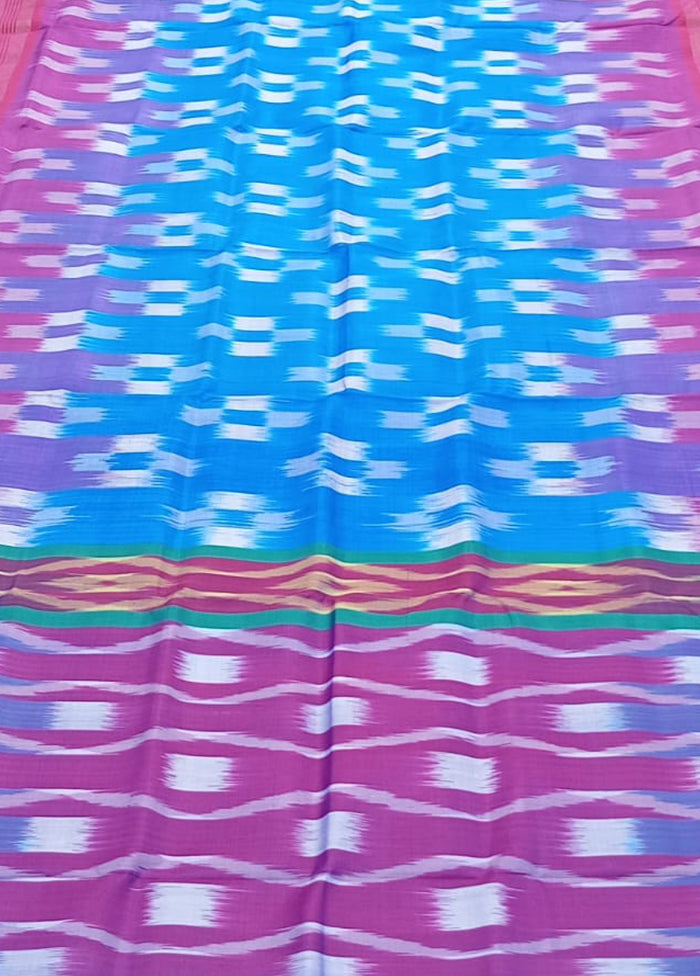 Multicolor Kalakethra Saree With Blouse Piece