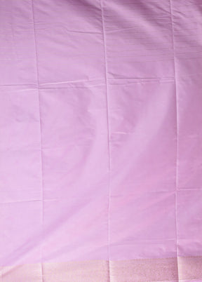 Pink Dupion Silk Saree With Blouse Piece