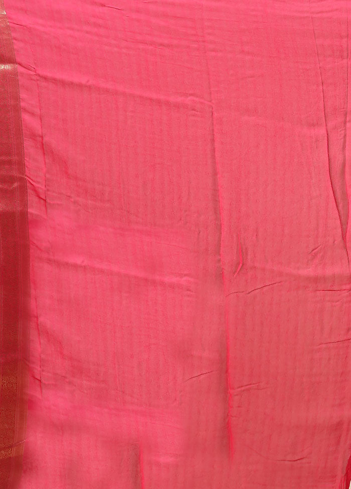 White Georgette Saree With Blouse Piece