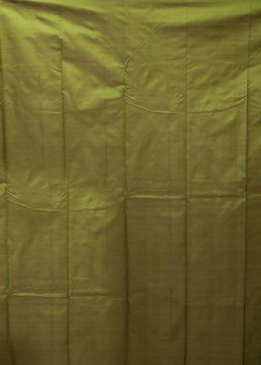 Green Kanjivaram Silk Saree With Blouse Piece