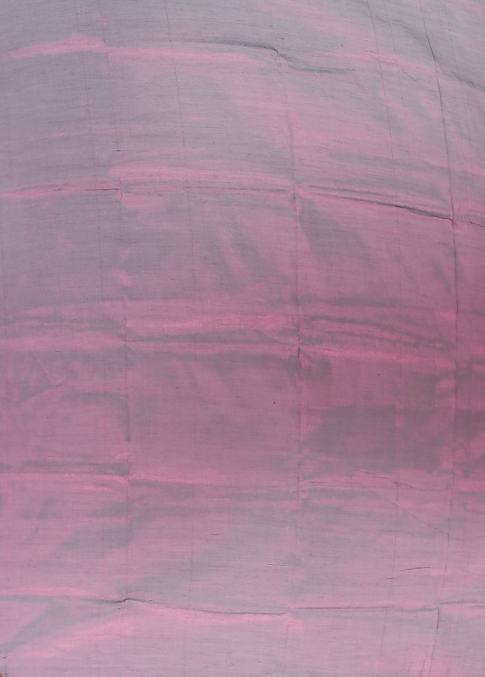 Purple Tissue Silk Saree With Blouse Piece