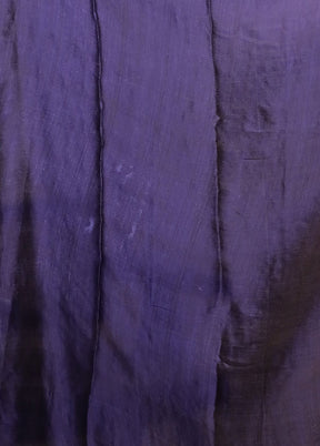 Purple Modal Silk Saree Without Blouse Piece