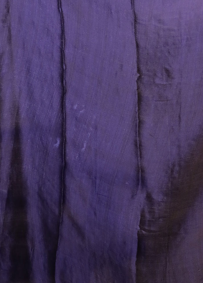 Purple Modal Silk Saree Without Blouse Piece