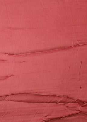 Pink Printed Pure Silk Saree Without Blouse Piece