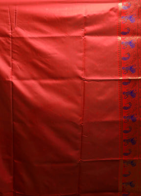 Blue Baluchari Silk Saree With Blouse Piece