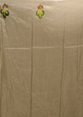 Green Organza Saree With Blouse Piece