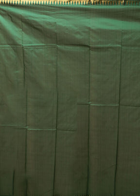 Green Kanjivaram Silk Saree With Blouse Piece