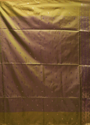 Green Kanjivaram Silk Saree With Blouse Piece