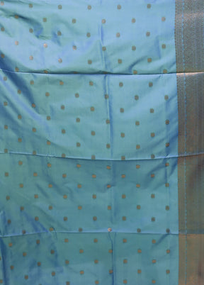 Purple Kanjivaram Silk Saree With Blouse Piece