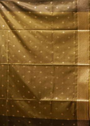 Green Kanjivaram Silk Saree With Blouse Piece
