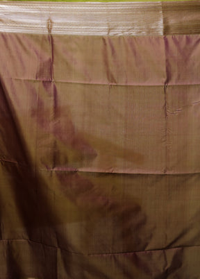 Green Kanjivaram Silk Saree With Blouse Piece