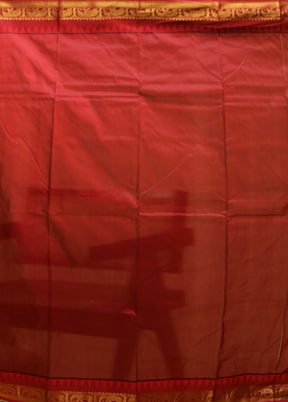 Green Kanjivaram Silk Saree With Blouse Piece