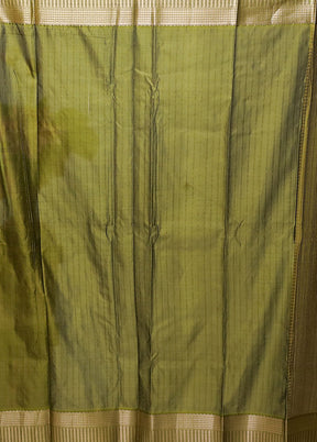 Black Kanjivaram Silk Saree With Blouse Piece