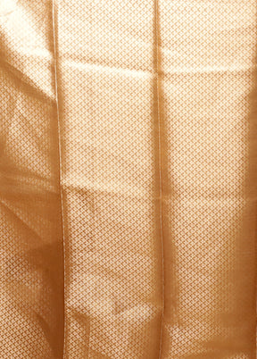 Cream Tissue Silk Saree With Blouse Piece