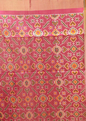 Yellow Handloom Dupion Pure Silk Saree With Blouse Piece