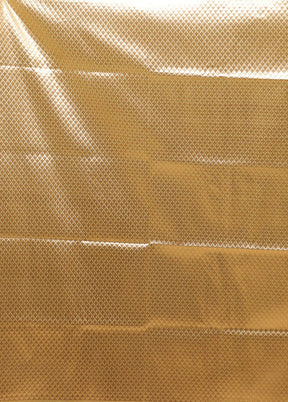 Cream Handloom Tissue Pure Silk Saree With Blouse Piece