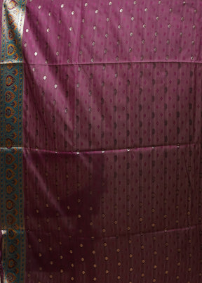 Multicolor Dupion Silk Saree With Blouse Piece