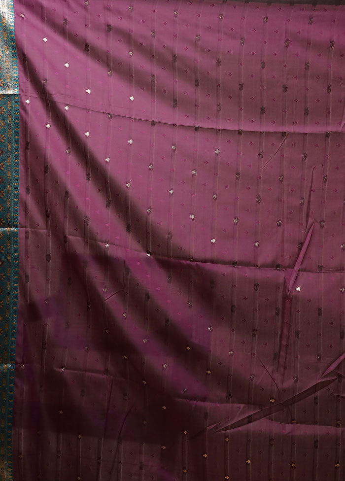 Multicolor Dupion Silk Saree With Blouse Piece