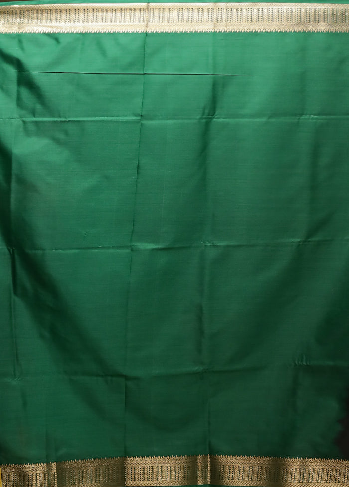 Pink Kanjivaram Silk Saree With Blouse Piece