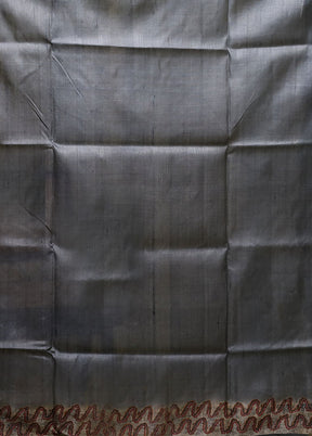 Multicolor Handloom Tussar Pure Silk Saree With Blouse Piece