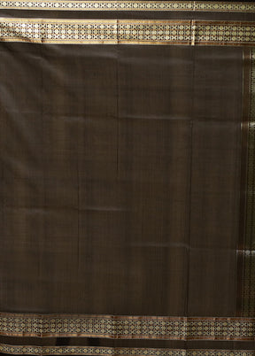 Blue Handloom Bomkai Pure Silk Saree With Blouse Piece