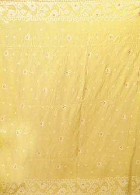 Green Matka Silk Saree With Blouse Piece