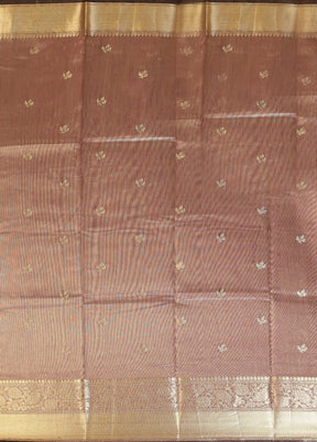 Purple Cotton Saree With Blouse Piece