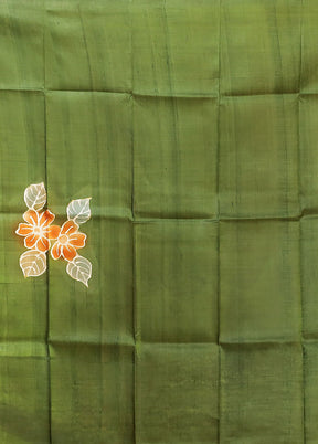 Multicolor Printed Pure Silk Saree Without Blouse Piece