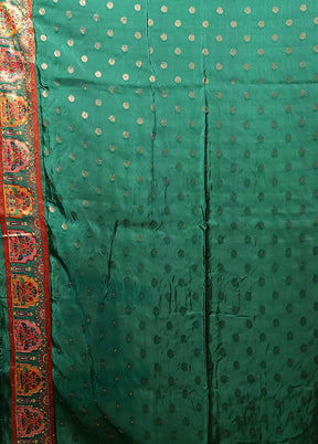 Pink Handloom Pure Georgette Saree With Blouse Piece