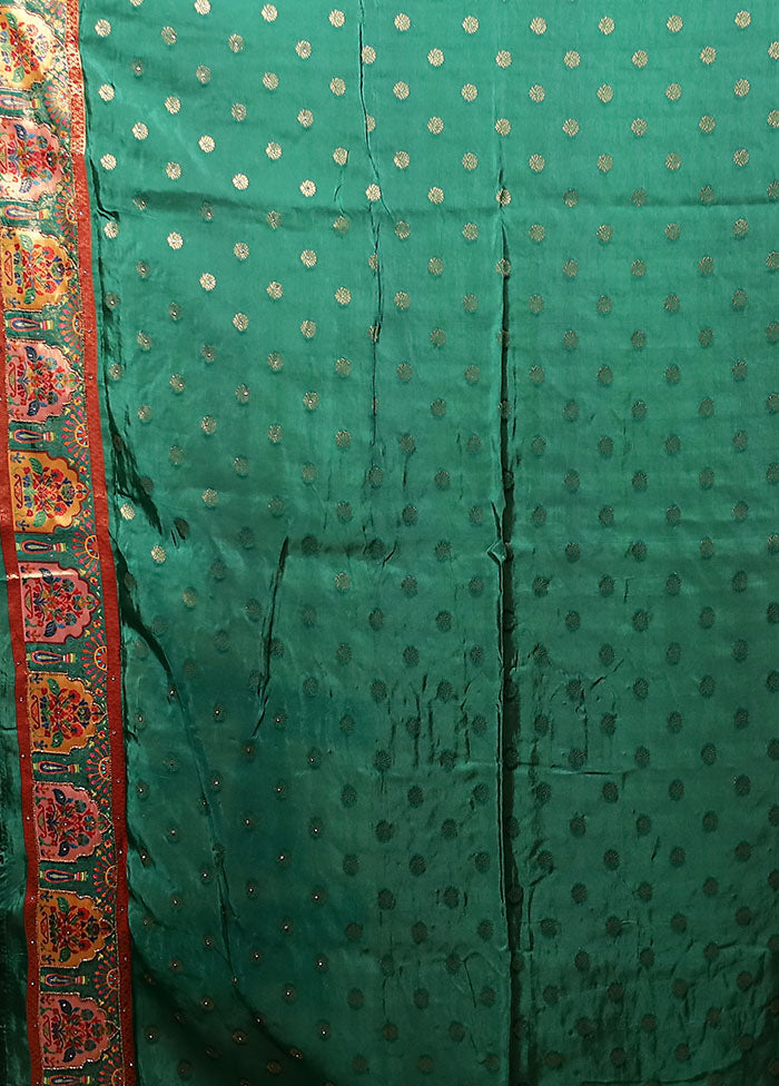 Pink Handloom Pure Georgette Saree With Blouse Piece