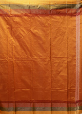 Pink Handloom Kanchipuram Pure Silk Saree With Blouse Piece