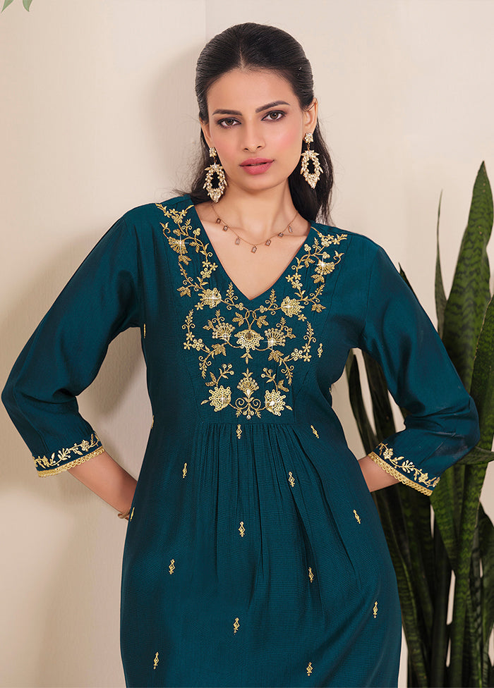 3 Pc Purple Silk Suit Set