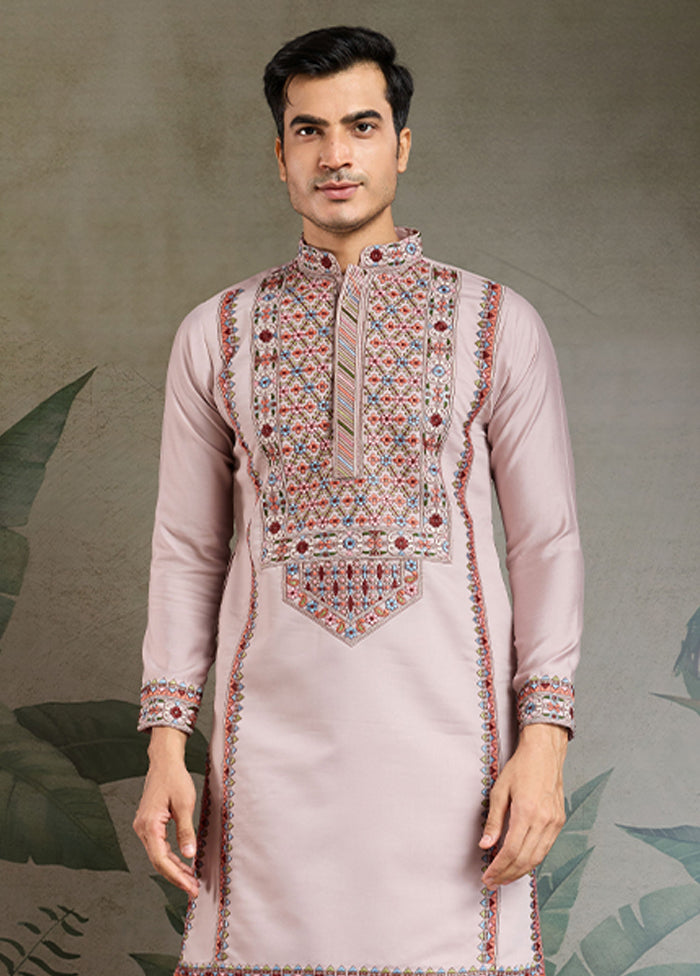 Pink Viscose Kurta