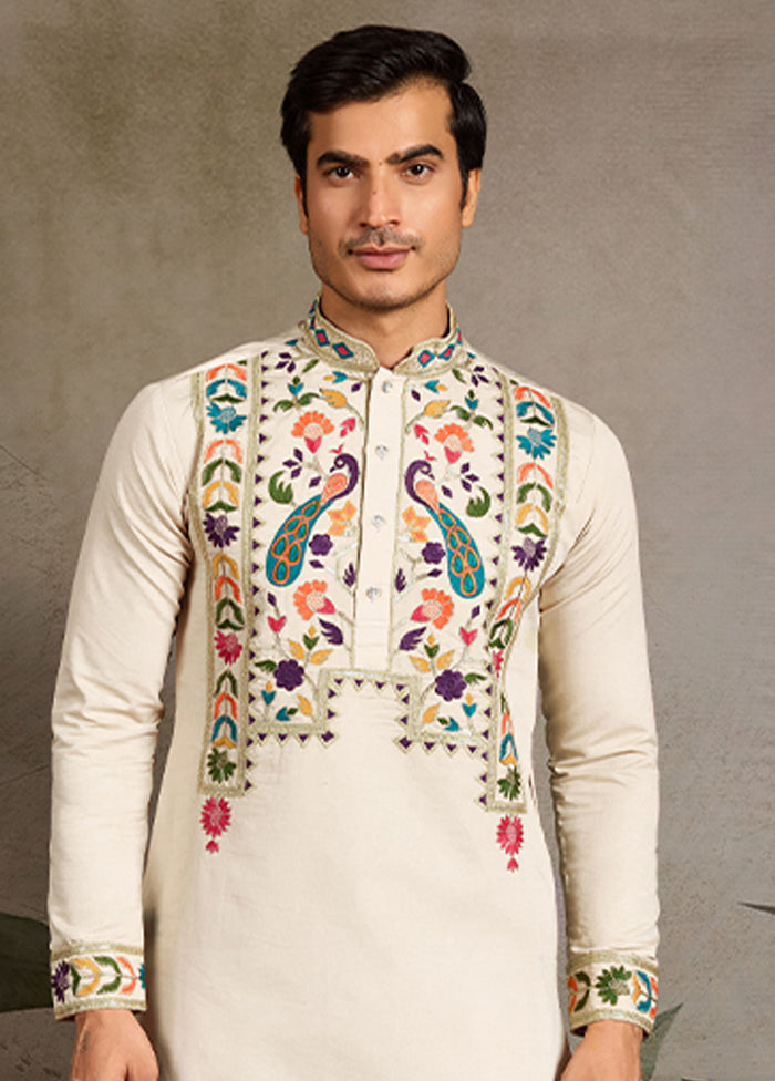 Brown Viscose Kurta