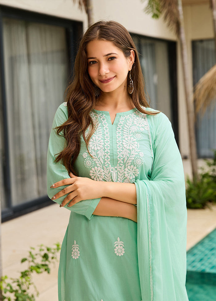 3 Pc Multicolor Cotton Suit Set