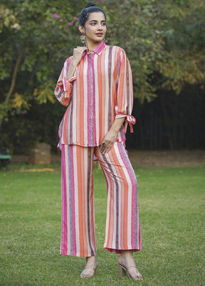 2 Pc Multicolor Readymade Cotton Coord Set - Indian Silk House Agencies