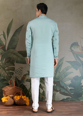 Blue Viscose Kurta