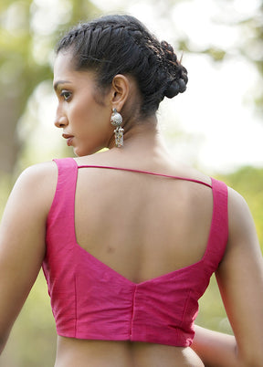Rani Pink Dupion Silk Designer Blouse