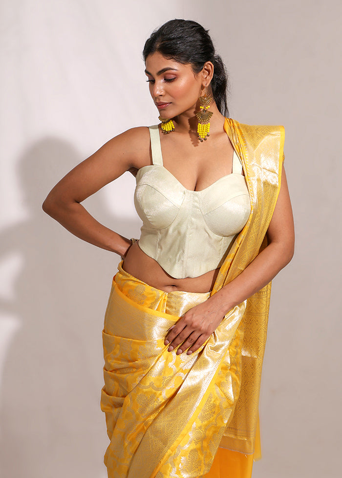 Cream  Designer Designer Blouse