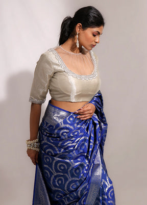 Silver  Designer Designer Blouse