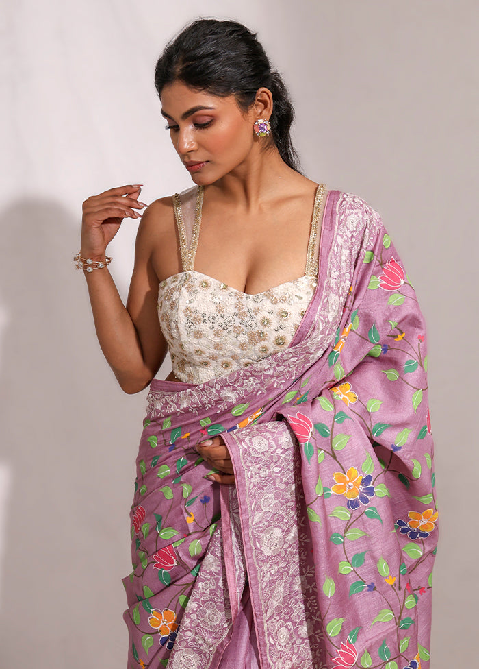White  Sweetheart Neck Designer Blouse