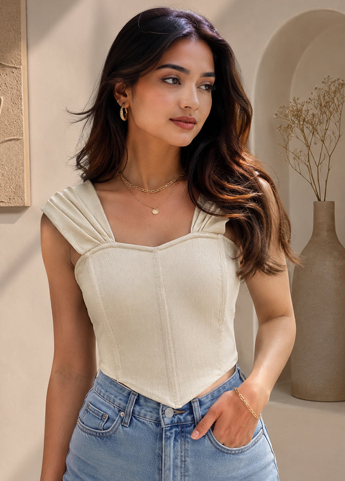 Cream Designer Designer Blouse